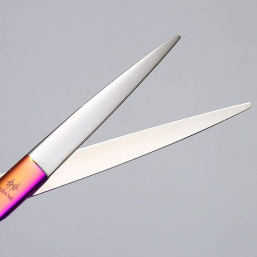  YUHUA-WL-Scissors Trimming Scissors 7-inch Professional Pet Scissors,Haircuts for Dogs, Hairdressing Tools for Beauticians Cutting Tools (Color : Pink)