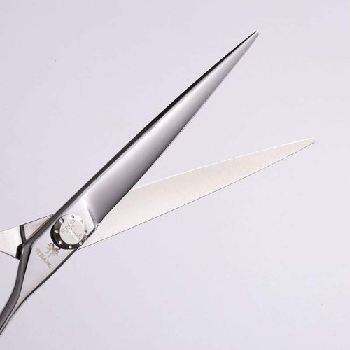  YUHUA-WL-Scissors Trimming Scissors 440C Stainless Steel Pet Grooming Shears7 Inch Pet Scissors Cutting Tools (Color : Silver)