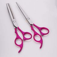 YUHUA-WL-Scissors Trimming Scissors 6 Inch Pink Pet Scissors, Stainless Steel Pet Scissors Tools Set Cutting Tools (Color : Pink)