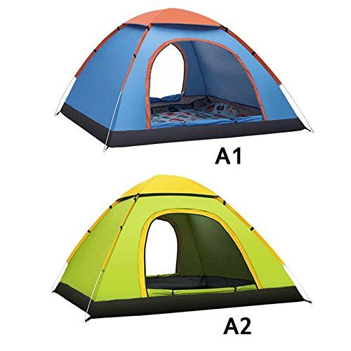  YUIOP 2 Person Dome Tent, Camping Tent,4 Season Backpacking Tent, Automatic Pop Up Tent Family Tent Lightweight for Outdoor Sports