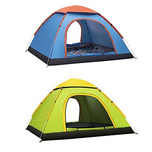  YUIOP 2 Person Dome Tent, Camping Tent,4 Season Backpacking Tent, Automatic Pop Up Tent Family Tent Lightweight for Outdoor Sports