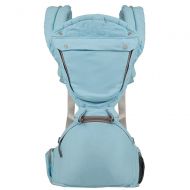 YUMEIGE Carriers Back Carriers,with Sunshade and Storage Bag，Baby Hip Seat Carrier,0-48 Months 25kg，Baby Hip Seat Carrier,Waistline 27.5-47.2 Inches. (Color : Light Blue)