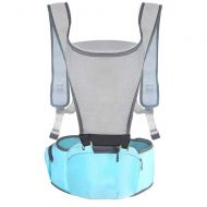 YUMEIGE Carriers Sling Baby Carrier，high Toughness Oxford，Carry Ways Carrier Sling，Light Effortless，Baby Hip Seat Carrier，0-36 Months 14.9kg Waist 25.5-46.4 Inches. (Color : Blue)