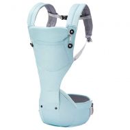 YUMEIGE Carriers Baby Hip Seat Carrier，Four Seasons，Baby Carrier ，Comes with a Windproof Cap，Back Carriers，0-12 Months 20kg Waist 110cm / 43.3 Inches 3 Colors (Color : Blue)