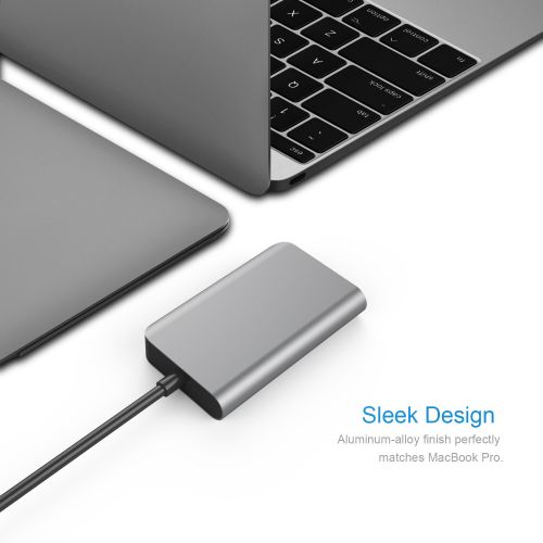  YUNCLOUD USB C Hub, Type C Hub to HDMI, 6 in 1 Combo with 2 USB 3.0 and Type C Charging Port, SDTF Card, Multi-Function USB C to HDMI Adapter Compatible for MacBook Pro & Notebook & Tablet