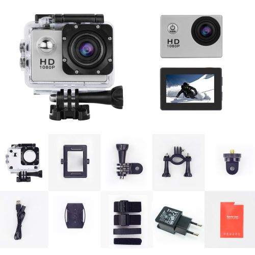  YUNTAB Yuntab A9 kamera Action Full HD 1080p Kamera Wasserdicht 2.0 LCD 120° Objektiv DVR Outdoor Action Camera Sport Kamera Tauchen und Kostenlosen Zubehoer