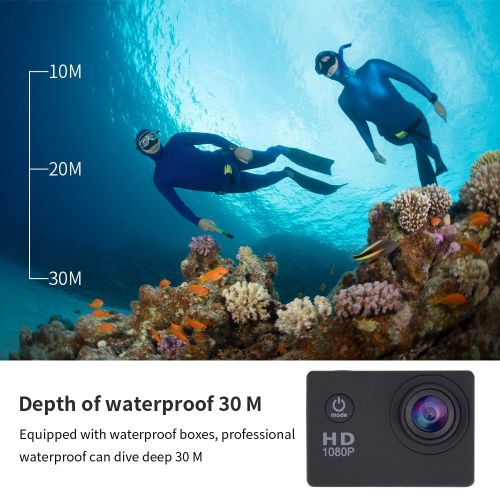  YUNTAB Yuntab A9 kamera Action Full HD 1080p Kamera Wasserdicht 2.0 LCD 120° Objektiv DVR Outdoor Action Camera Sport Kamera Tauchen und Kostenlosen Zubehoer