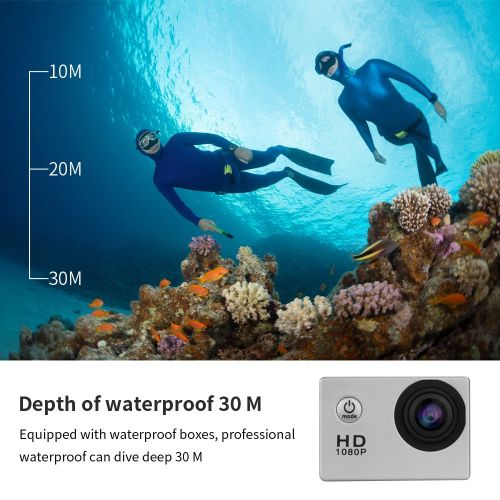  YUNTAB Yuntab A9 kamera Action Full HD 1080p Kamera Wasserdicht 2.0 LCD 120° Objektiv DVR Outdoor Action Camera Sport Kamera Tauchen und Kostenlosen Zubehoer