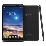 YUNTAB Yuntab H8 Tablet 4g 8 Zoll Android 7.0 Allwinner A53 Quadcore 2+16GB/Lagerung Unterstuetzung WiFi/GPS/G-Sensor/P-Sensor/Google Play/3D Spiel (schwarz)