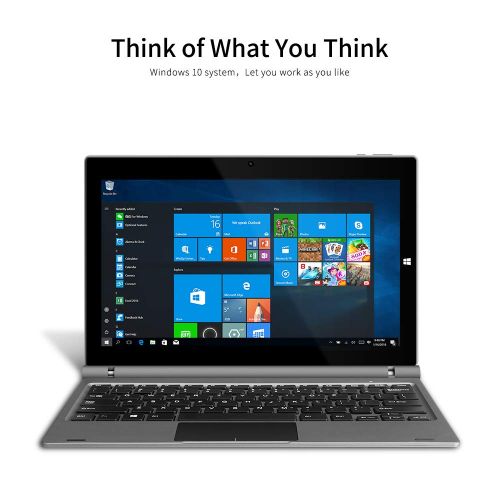  Yuntab YUNTAB 11.6 inch GA116C 2-in-1 Windows 10 Home Laptop Tablet PC 2GB  32GB, 1920 x1080 IPS Display, Dual Camera, WiFi, Intel Z8350(Quad-Core) Notebook Computer with Keyboard (Dark