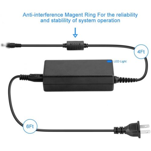  Yustda 19V 6.32A AC/DC Adapter Replacement for Toshiba Satellite P10 P20 P25 P30 PSP20E P20-761 P20-771 P20-604 P20-8PW Harman Kardon 17 Laptop Notebook PC 19VDC 120Watt Power Supp