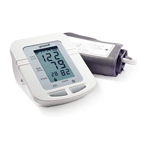  YUWELL Yuwell Electronic Automatic Blood Pressure Monitor Large HD LCD Screen, FDA Approved, with Voice Broadcast