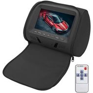 YUYDYU Car Headrest DVD Player, 7 Inch HD Digital Picture Car Headrest Monitor / Multimedia Player / Car Headrest Video Player with LCD