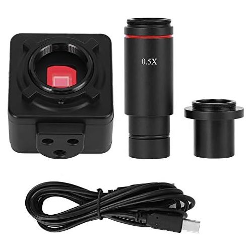  [아마존베스트]YWBL-WH Digital Camera for Microscope USB HD CMOS Digital Electronic Eyepiece Camera with Mount Adapter 5.0MP