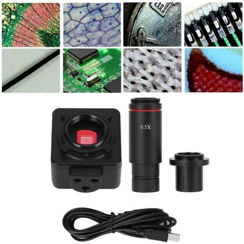  [아마존베스트]YWBL-WH Digital Camera for Microscope USB HD CMOS Digital Electronic Eyepiece Camera with Mount Adapter 5.0MP