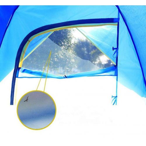  YWYU Zelt im Freien Zelt Oxford Tuch verdicken einschichtiges automatisches Zelt wasserdichtes umweltfreundliches Gewebe fuer Strand, Outdoor, Reisen, Wandern, Camping, Angeln