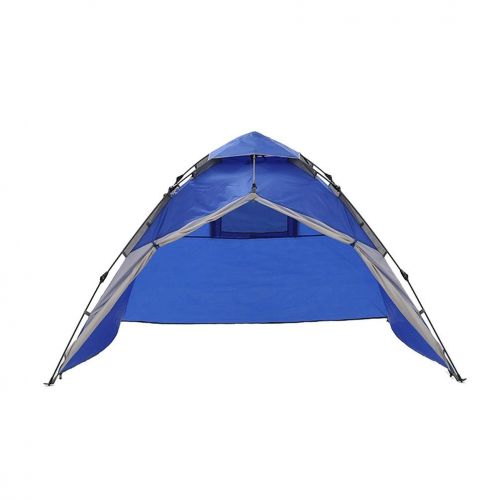  YWYU Outdoor-Zelt 3-4 Personen Familie Freizeit Doppel-Regen-Campingzelt Fruehling Automatische Skelett, Oxford-Tuch fuer Strand, Outdoor, Reisen, Wandern, Camping, Angeln, Angeln