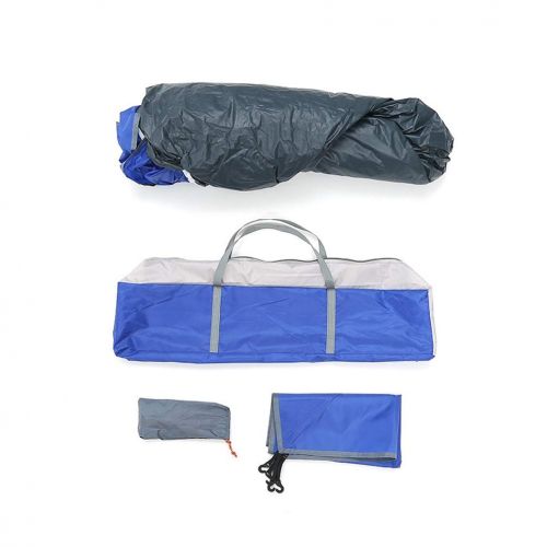  YWYU Outdoor-Zelt 3-4 Personen Familie Freizeit Doppel-Regen-Campingzelt Fruehling Automatische Skelett, Oxford-Tuch fuer Strand, Outdoor, Reisen, Wandern, Camping, Angeln, Angeln