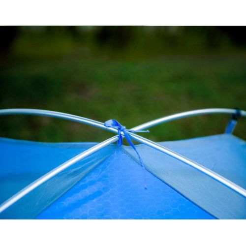  YWYU Outdoor-Zelt Portable Camping Oxford Tuch Material Zelt laminiert Aluminium Pole Zelt Doppelschicht Zelt handgefertigt Zelt fuer Strand, Outdoor, Reisen, Wandern, Camping, Ange