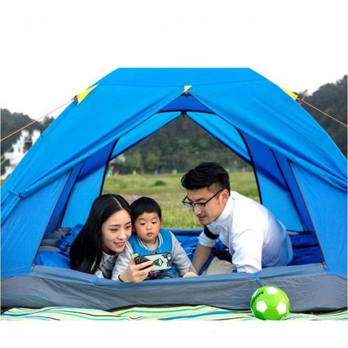  YWYU Outdoor-Zelt Portable Camping Oxford Tuch Material Zelt laminiert Aluminium Pole Zelt Doppelschicht Zelt handgefertigt Zelt fuer Strand, Outdoor, Reisen, Wandern, Camping, Ange