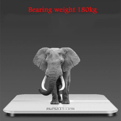  YX-Scales Weight Scale High Precision Digital Electronic Scale Anti-Skid Bathroom Scale Adult Lose Weight Scale Backlit Display 180kg Capacity Sturdy Tempered Glass Platform