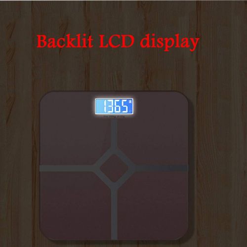  YX-Scales Weight Scale High Precision Digital Electronic Scale Anti-Skid Bathroom Scale Adult Lose Weight Scale Backlit Display 180kg Capacity Sturdy Tempered Glass Platform