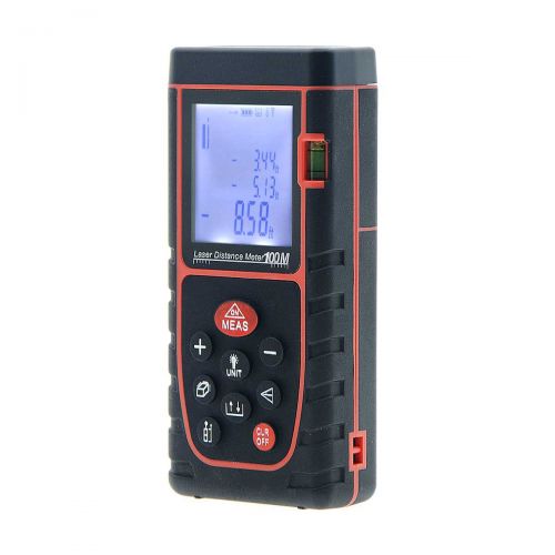  YXQ Digital Laser Distance Meter 100M 328 Feet Handheld Rangefinder with High Precision Infrared Measuring Instrument Electronic Diastimeter