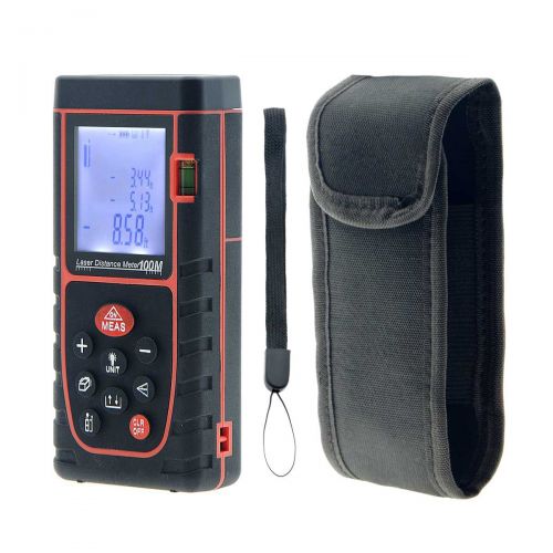  YXQ Digital Laser Distance Meter 100M 328 Feet Handheld Rangefinder with High Precision Infrared Measuring Instrument Electronic Diastimeter