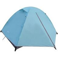 YYDS Tents for Camping Dome Camping Tent Waterproof Anti-Storm Outdoor Tent Internal and External Tent Can Be Split 2 People Hiking Camping Tents (Color : Blue)