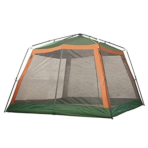  YYDS Tents for Camping Large Mesh Door Camping Tent Waterproof Tent Automatic Pop Family TentsUp Sunscreen 8 Person Camping Tents (Color : A)