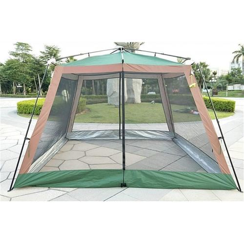  YYDS Tents for Camping Large Mesh Door Camping Tent Waterproof Tent Automatic Pop Family TentsUp Sunscreen 8 Person Camping Tents (Color : A)