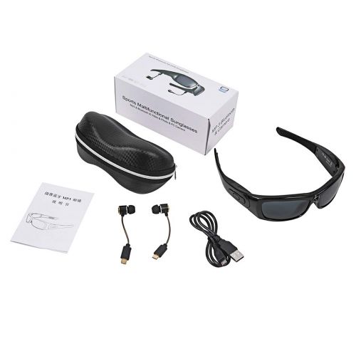  YYH Bluetooth Music Video Sunglasses Can Be Connected to Call Fashion Sports Smart Glasses Bluetooth Earphone