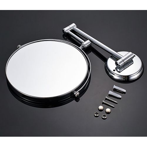  YYNNAME Extendable makeup mirror,Two-sided magnified mirror Hotel makeup mirror Folding mirror Toilet telescopic mirror Bathroom wall mirror-A