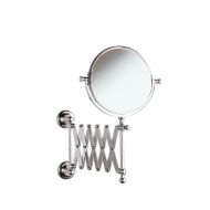 YYNNAME Extendablewallmirror,Copper Wall Mounted Bathroom Mirror Two-sided Magnifying Mirror Folding Telescopic Mirror