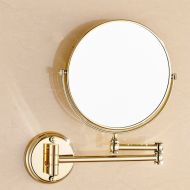 YYNNAME Extendable makeup mirror,Cosmetic mirror Wall mirror Two-sided magnifying glass Dresser mirror Bathroom mirrors Folding telescopic mirror-C