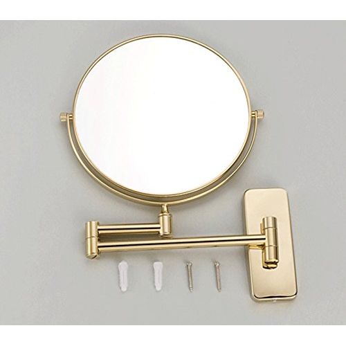  YYNNAME Extendable makeup mirror,Cosmetic mirror Wall mirror Two-sided magnifying glass Dresser mirror Bathroom mirrors Folding telescopic mirror-C