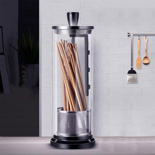  YYQTGG Chopsticks Sterilizer, Clean Metal Stainless Steel 10W Made of High Boric Silicon Glass and 304 Stainless Steel 220V/50HZ