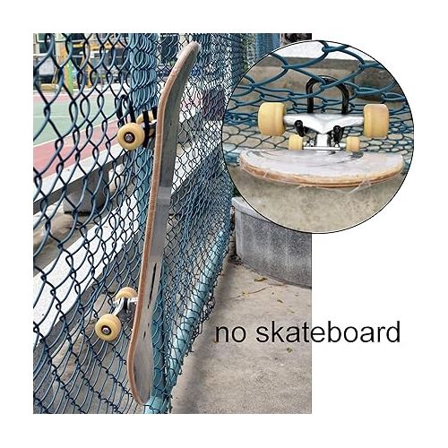  Skateboard Wall Hanger Wall Storage Clip Skateboard Wall Rack Wall Mount - for Skateboard and Longboard - 1/PK