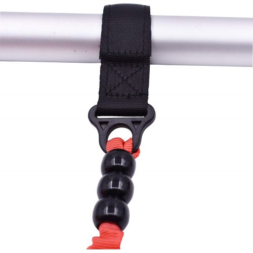  [아마존베스트]YYST 1 Piece 36 Inch Deluxe Red Kayak Paddle Leash Kayak Rod Leash Tool Lanyard Fishing Leash SUP Paddle Leash SUP Leash