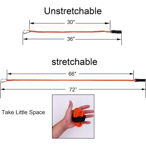  YYST Orange Paddle Leash Paddle Holder Tool Lanyard No Paddle