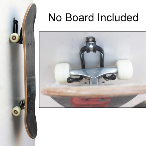  YYST Skateboard Wall Hanger Wall Storage Clip Skateboard Wall Rack Wall Mount - for Skateboard and Longboard - 1/PK