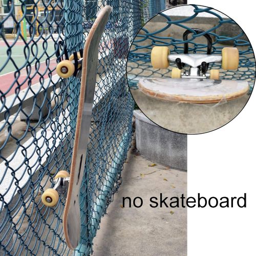  YYST Skateboard Wall Mount Wall Hanger Rack Storage Display - W/ Hardware - No Board Included - W Style - 4/PK