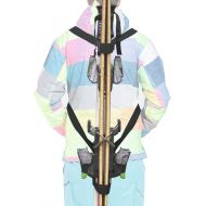 YYST Ski Tote Skis and Poles Backpack Carrier Ski and Pole Carry Sling Strap ski Shoulder Strap -Hold Your Poles Together -Free Your Hand! Stronger Than One Single Sling.