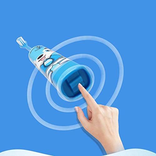  YZS Children Electric Toothbrush Cartoon Pattern Double-sided Tooth Brush Electric Teeth Brush For Kids with...