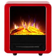 YZZSJC Electric Fireplace,Electric Stove Fireplaces,Log Burner Electric Fire Stove Freestanding Electrical Fireplace Indoor Heater Stove Log Wood Electric Stove Fire (red)900/1800W electr