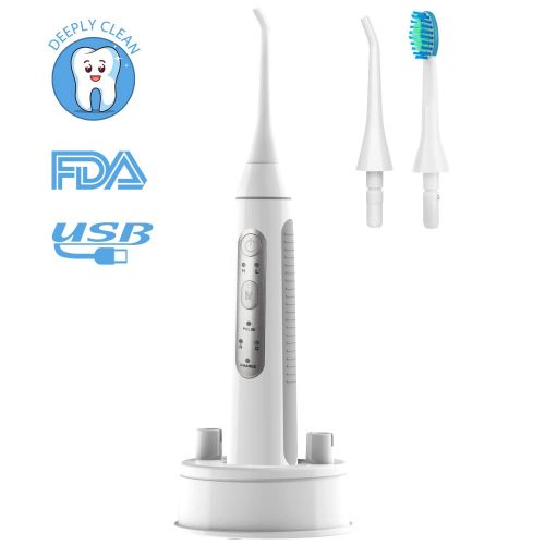  YaFex 2-in-1 Portable Water Flosser & Sonic Electric Toothbrush - Complete Teeth Cleaner System - IPX7...