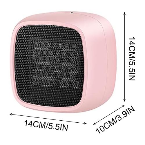  Yabahu 2021 New Electric Space Heater, Winter Portable Space Heater High-Efficiency Quick-Heat Office Convenient Mini Heater for Bedroom, Office, Room, Desk Indoor Outdoor Use