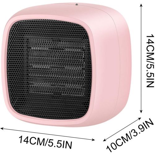  Yabahu 2021 New Electric Space Heater, Winter Portable Space Heater High-Efficiency Quick-Heat Office Convenient Mini Heater for Bedroom, Office, Room, Desk Indoor Outdoor Use