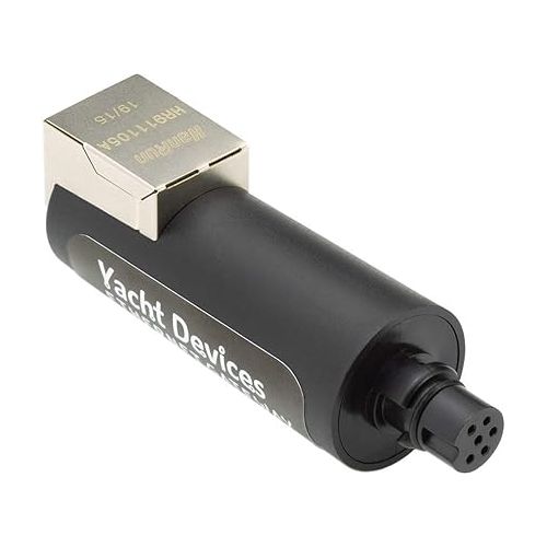  Boat NMEA 2000 Ethernet Gateway (YDEN-02R) for Yacht and Boat Network - SeaTalk NG Connector, RJ45 Female