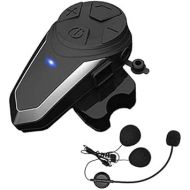 Motorcycle Bluetooth Headset BT-S3NS 1000m Motorcycle Helmet Bluetooth Radio Intercom Wireless Interphone to 2-3 Riders (Waterproof/Handsfree/Stereo Music/FM Radio/GPS/MP3 (1 Pack)